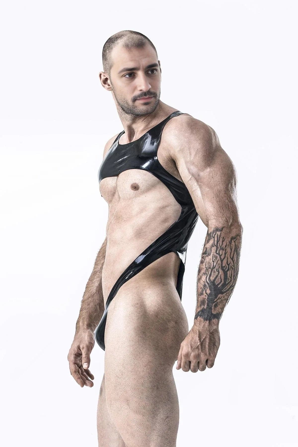 Male Thong & Chest Harness