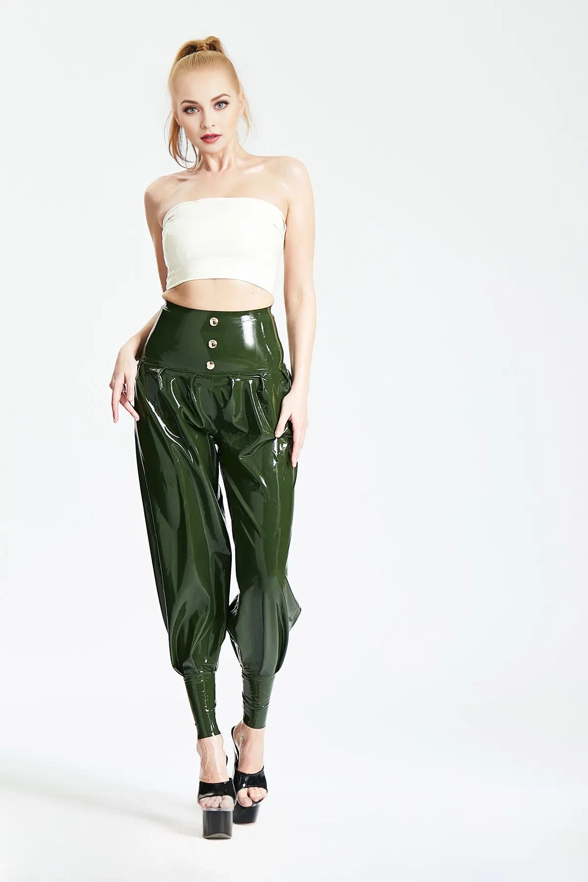 HIgh-Waisted Harem Pants