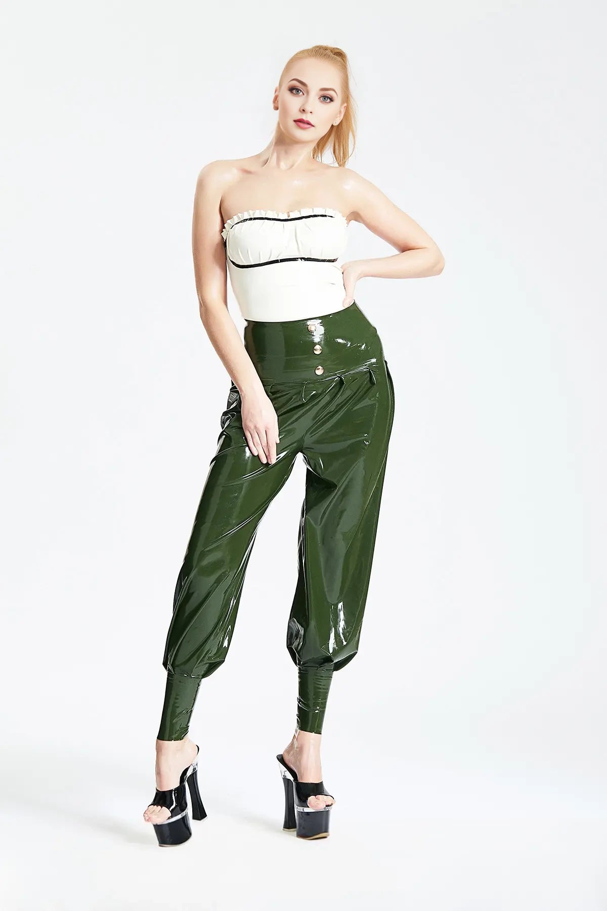 HIgh-Waisted Harem Pants