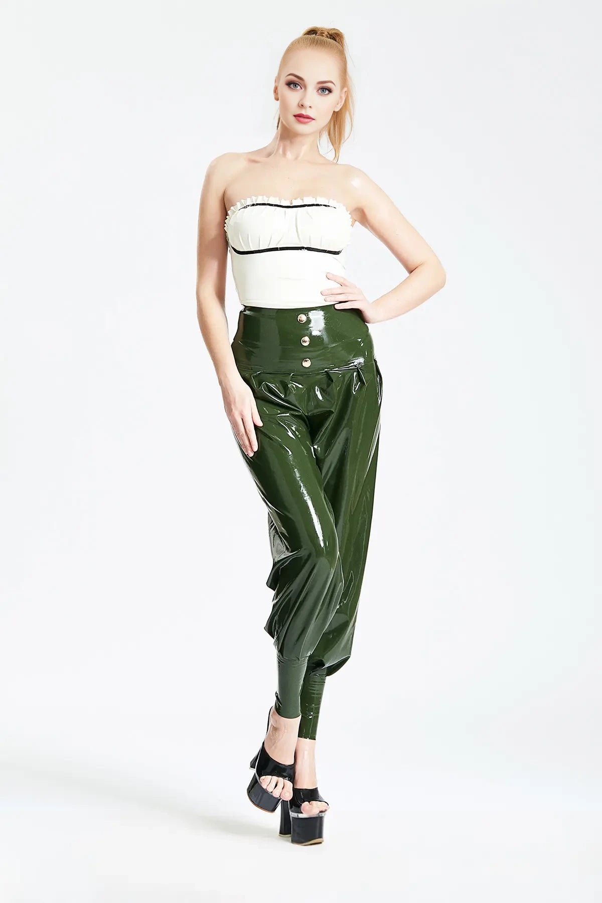 HIgh-Waisted Harem Pants