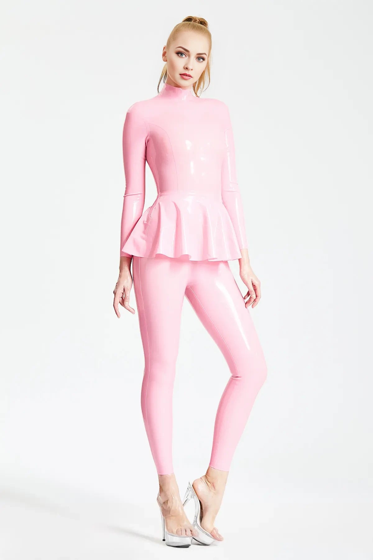 Ruffled Skirt Catsuit