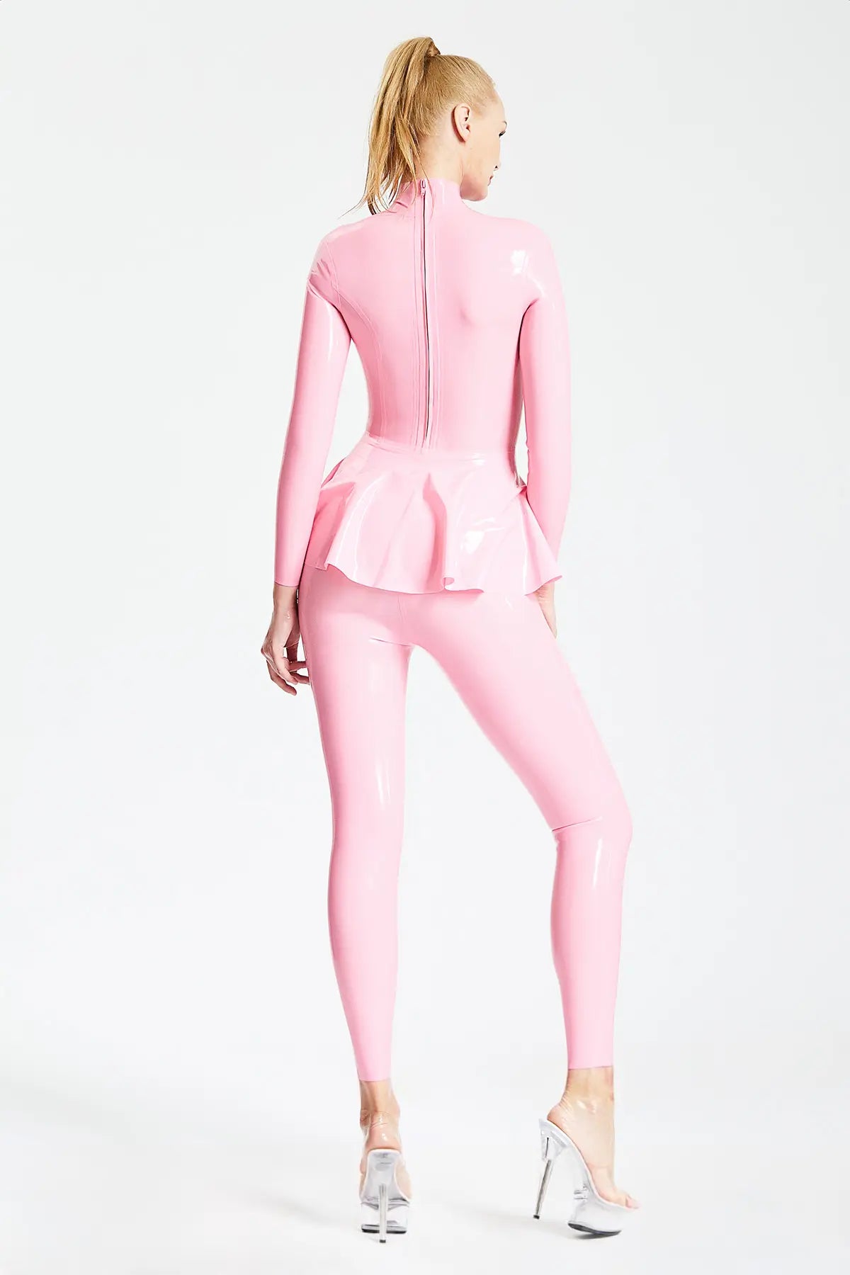 Ruffled Skirt Catsuit