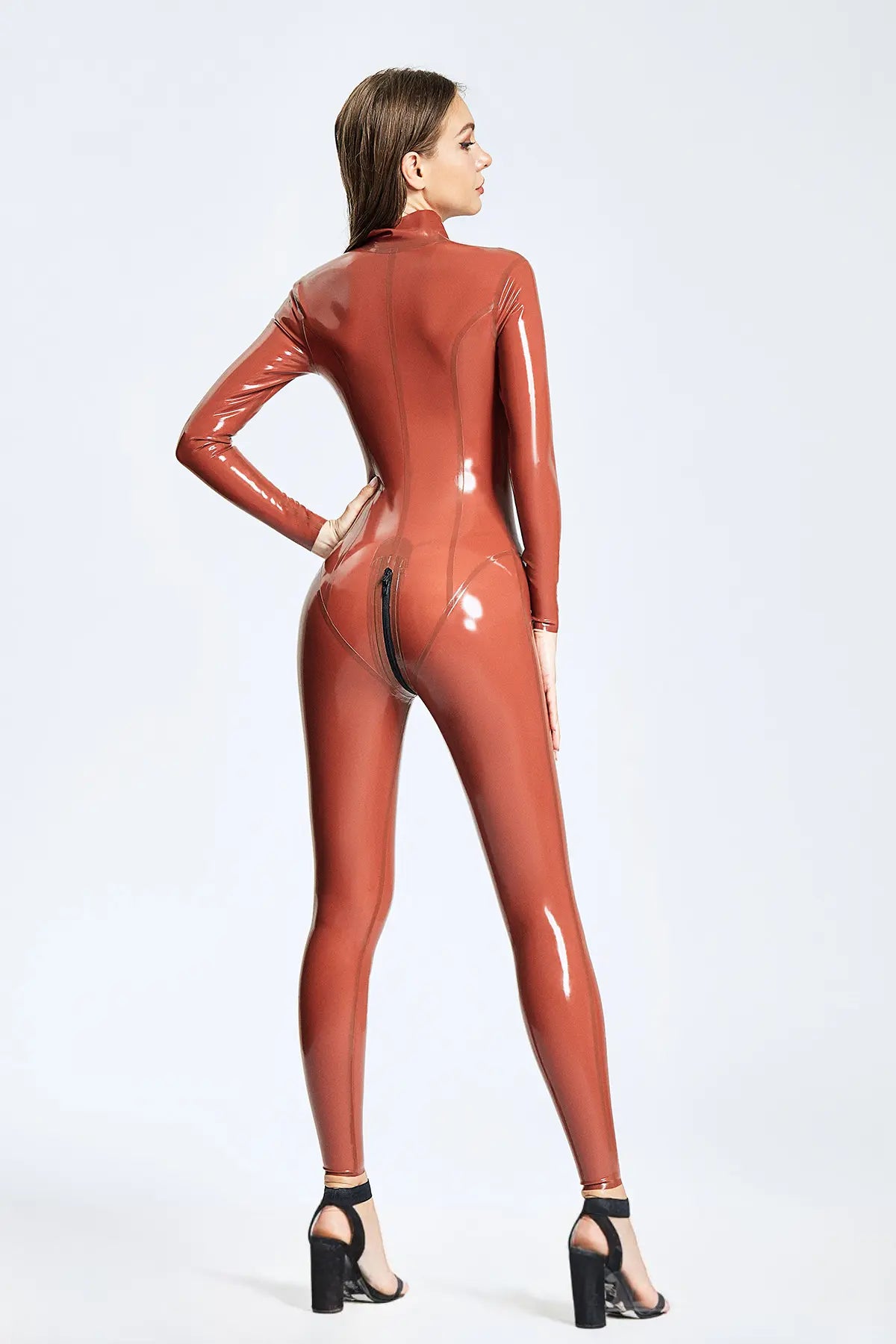 Keyhole & Belted Neck Catsuit