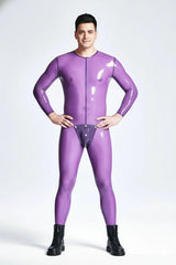 Herren-Codpiece-Catsuit mit Halseinstieg