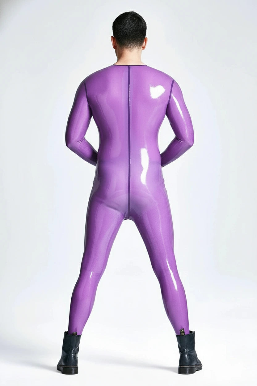 Herren-Codpiece-Catsuit mit Halseinstieg