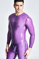 Herren-Codpiece-Catsuit mit Halseinstieg
