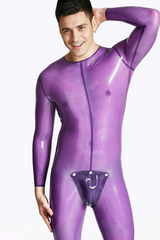 Herren-Codpiece-Catsuit mit Halseinstieg