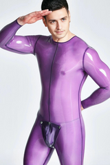 Herren-Codpiece-Catsuit mit Halseinstieg