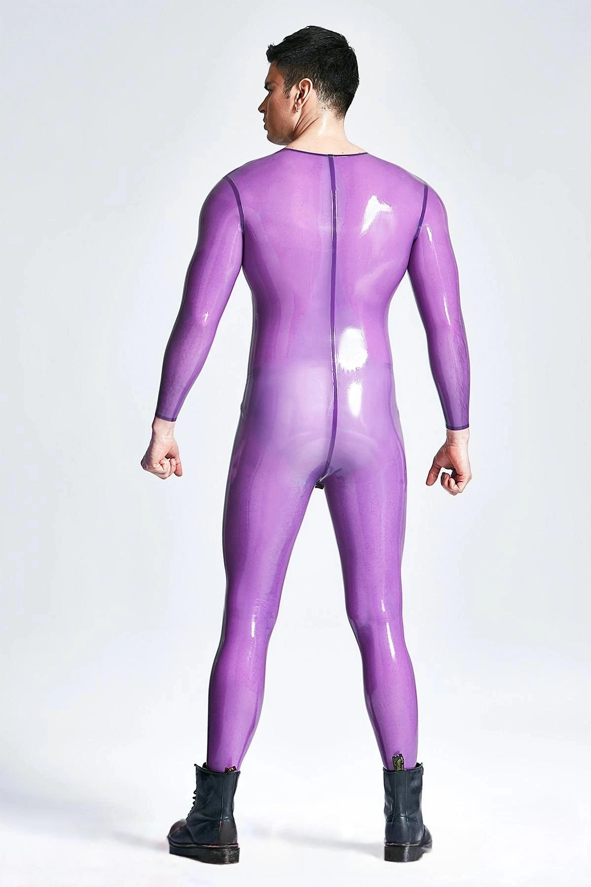 Herren-Codpiece-Catsuit mit Halseinstieg