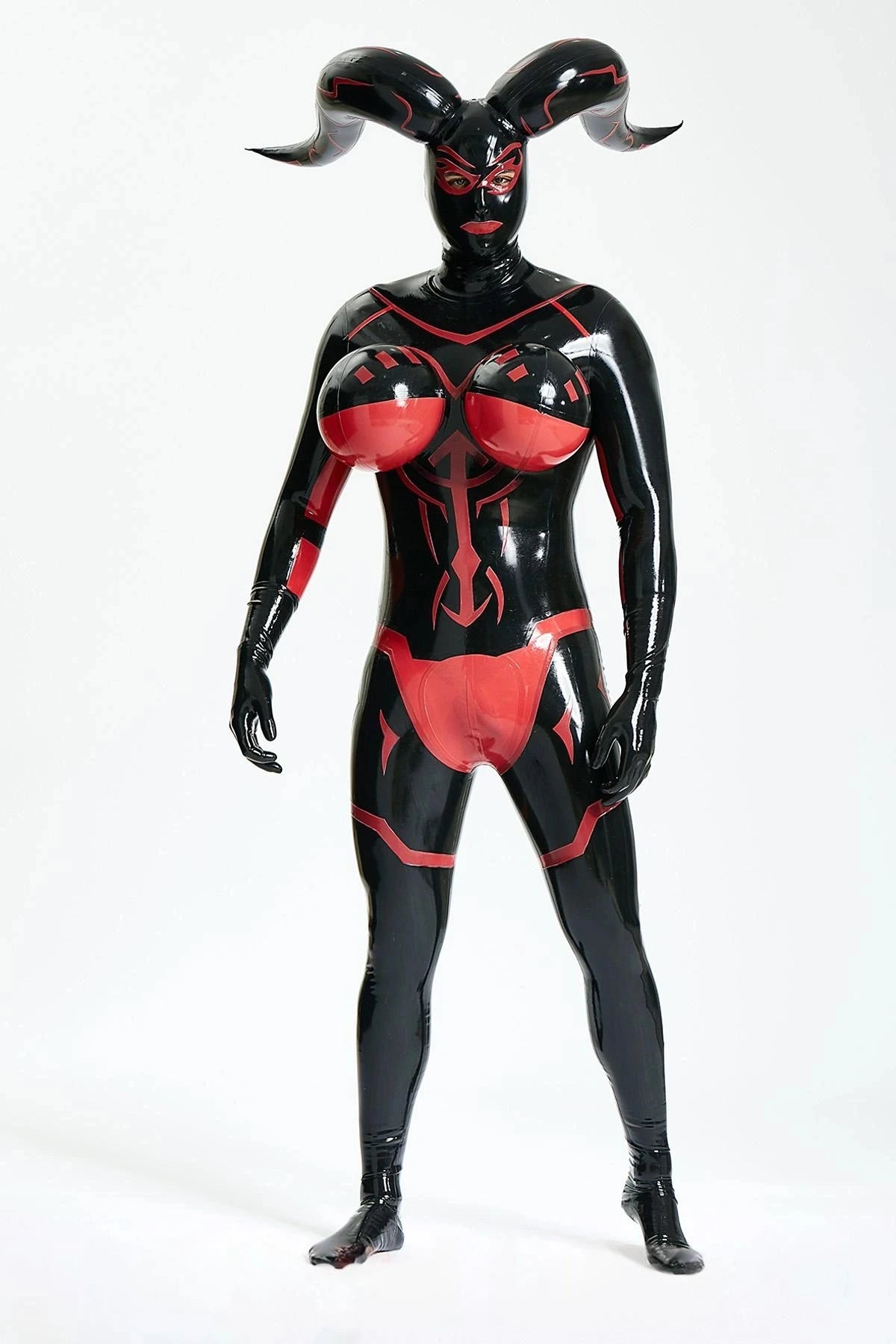 Shaltira Inflatable Horned Goddess Hood