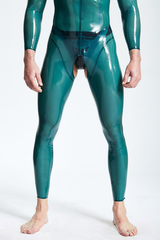 Catsuit für Männer mit offenem Schritt und Schulterreißverschluss