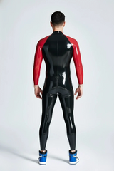Male Through-Zip Raglan-Sleeved Catsuit
