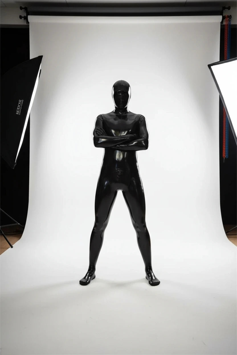 Stealth tweedelige volledig gesloten Catsuit voor heren