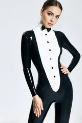 Bowler Latex Catsuit
