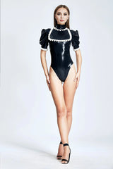'Parlourmaid' Leotard Suit