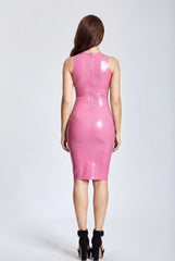 Bubblegum Pink Latex Dress