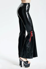 Side-Laced Full-Length Disco Pants