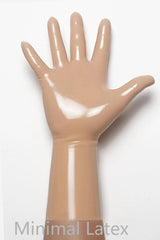 Mannequin Klassieke korte gegoten latexhandschoenen