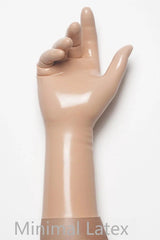 Mannequin Klassieke korte gegoten latexhandschoenen