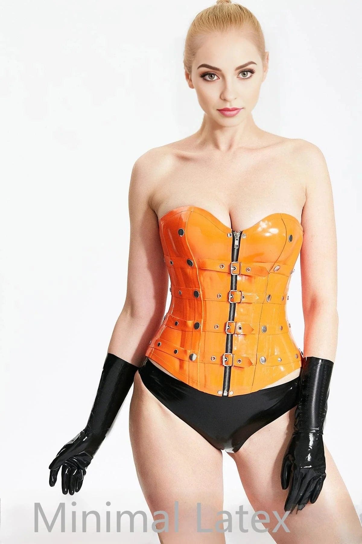 Mannequin Klassieke korte gegoten latexhandschoenen