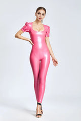 Love in Pink Kurzärmliger Catsuit